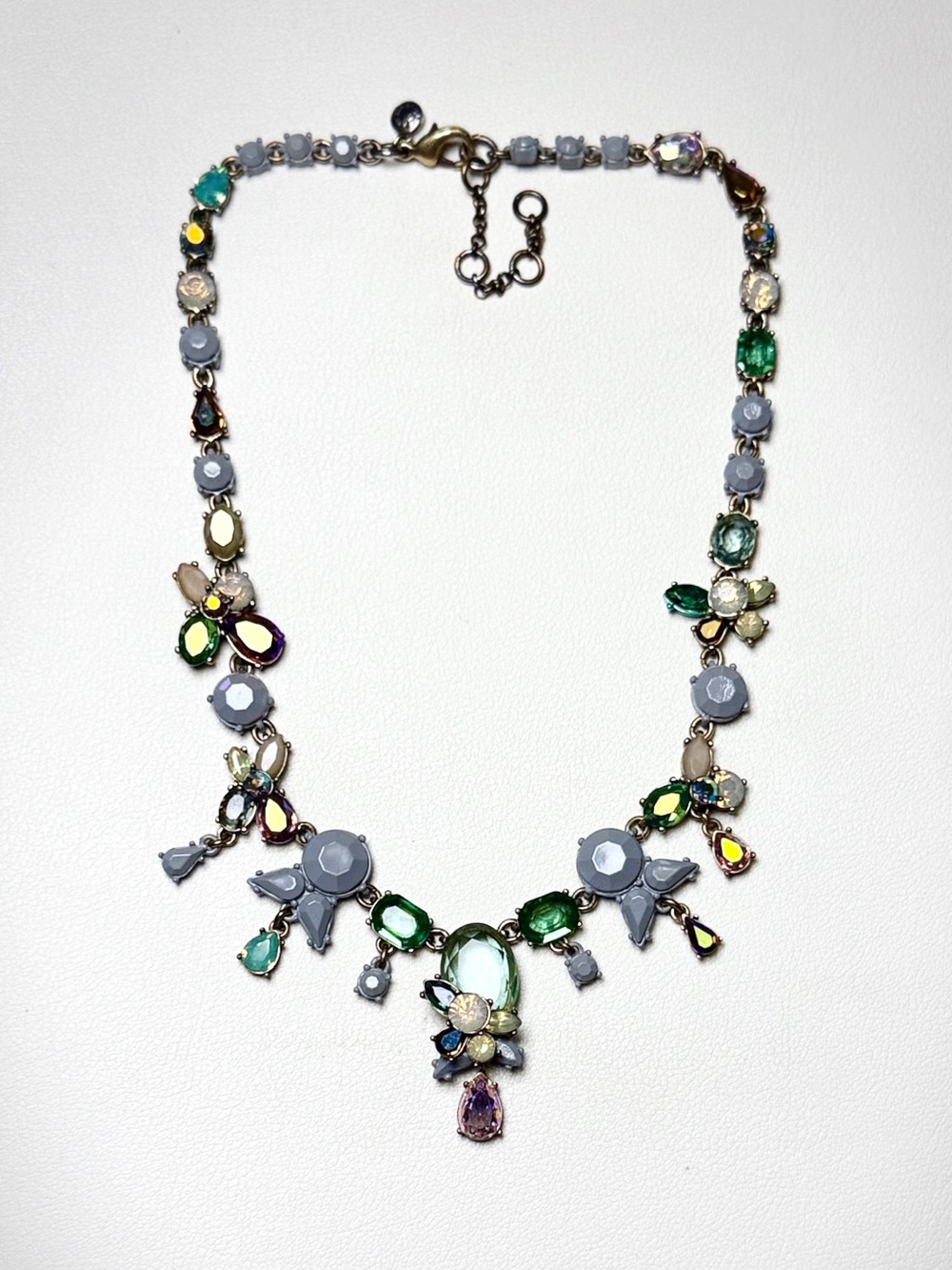J. Crew Stacked Stones Statement Necklace